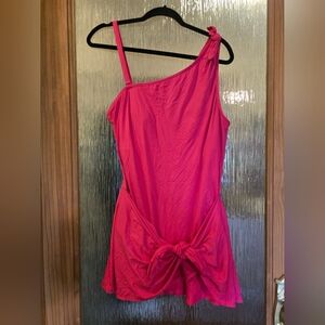 Coco Reef Pink One-Shoulder Swim One Piece